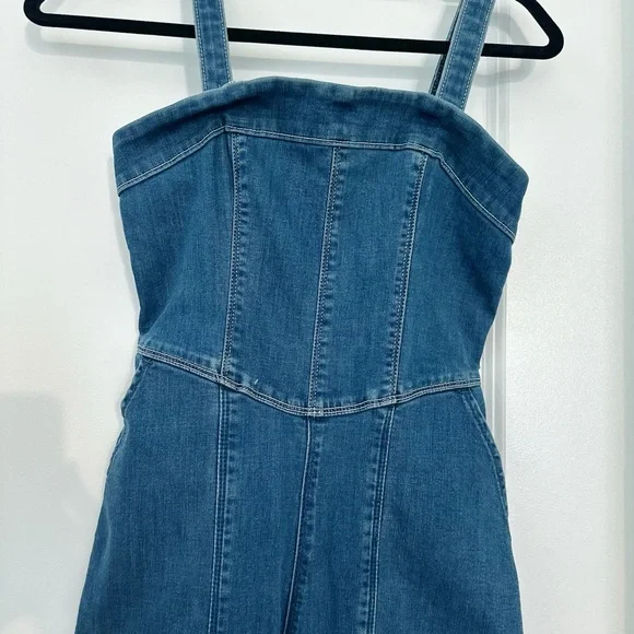Hollister Light Blue Denim Jumpsuit - Picture 2 of 7